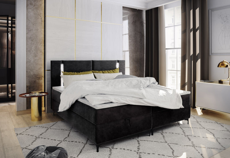 ELBE kárpitozott boxspring ágy - ARANZ - 2