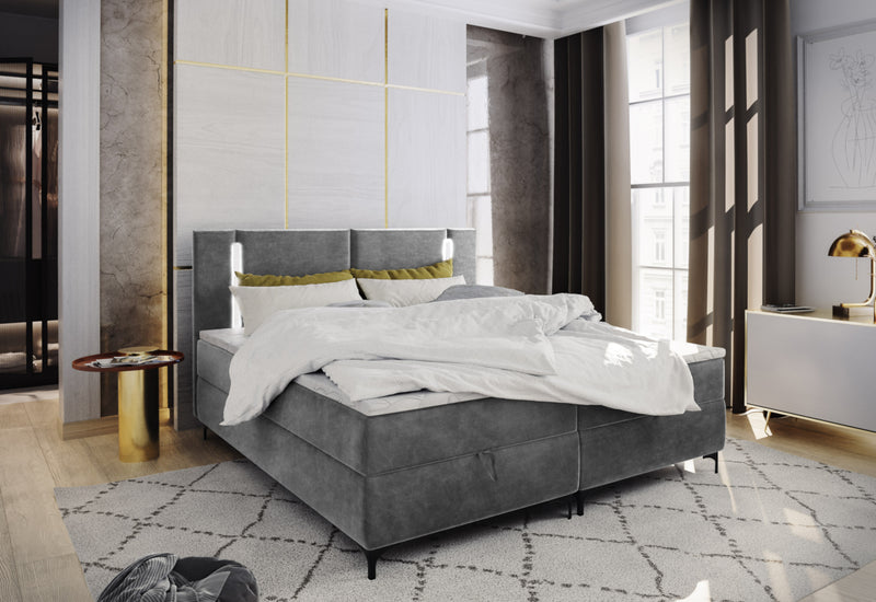 ELBE kárpitozott boxspring ágy - ARANZ - 4
