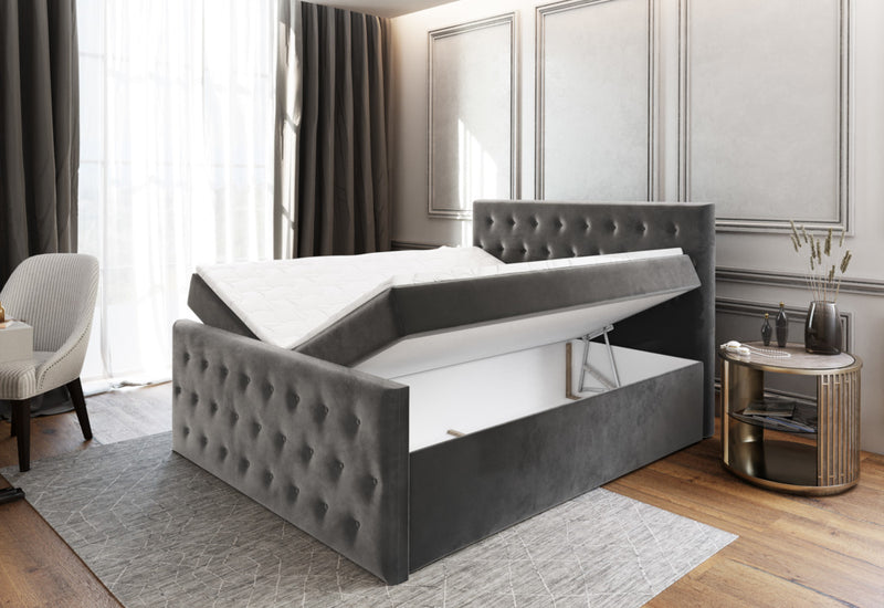 FENDI kárpitozott boxspring ágy - DETAIL - 1