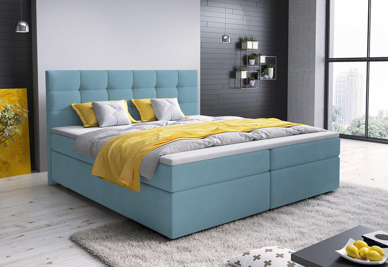 GLOSE kárpitozott boxspring ágy - ARANZ - 1