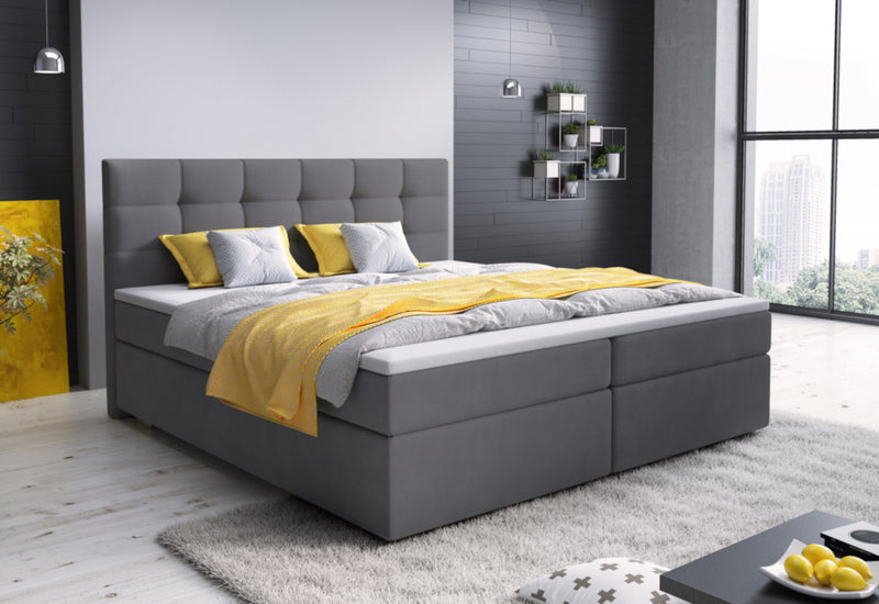GLOSE kárpitozott boxspring ágy - ARANZ - 5