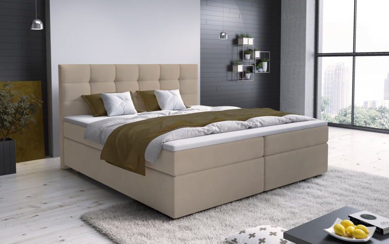 GLOSE kárpitozott boxspring ágy - ARANZ - 6