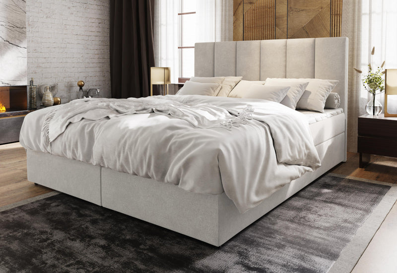 KARDI kárpitozott boxspring ágy - ARANZ - 1