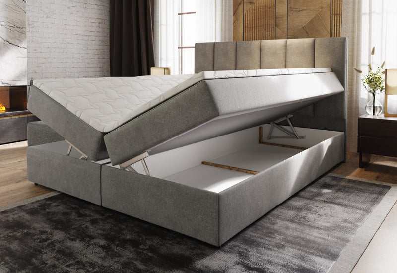 KARDI kárpitozott boxspring ágy - ARANZ - 7