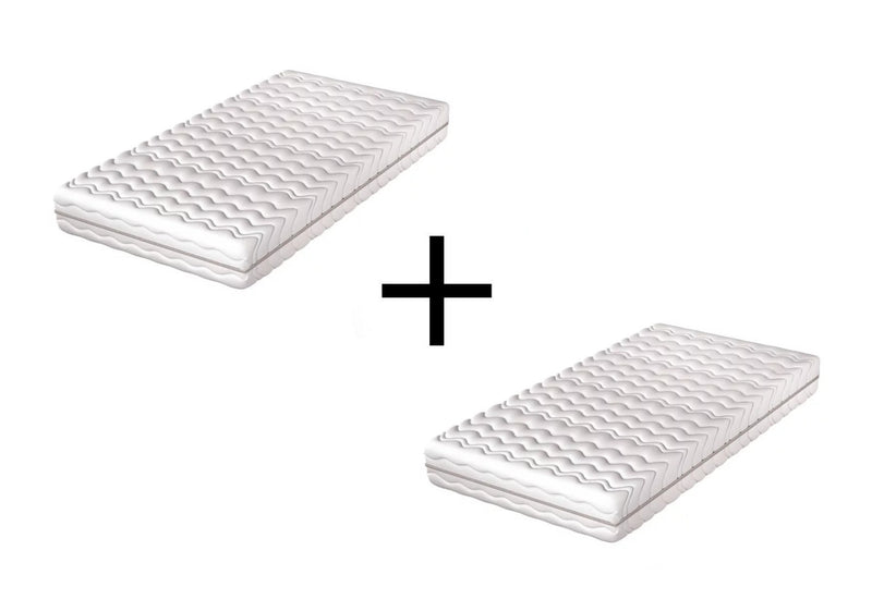 Akció szett 1+1 habszivacs matrac DE LUX - ARANZ - 2