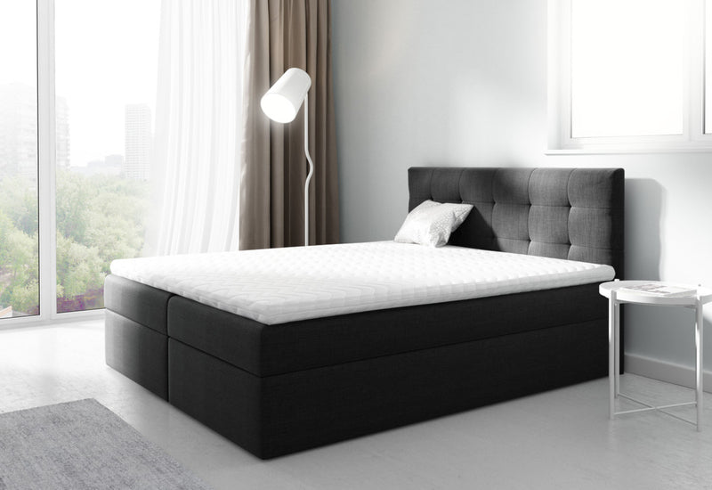 ISLA boxspring kárpitozott ágy - ARANZ - 2