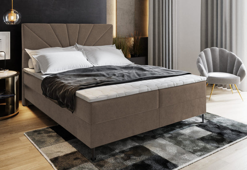 MERI kárpitozott boxspring ágy - ARANZ - 2