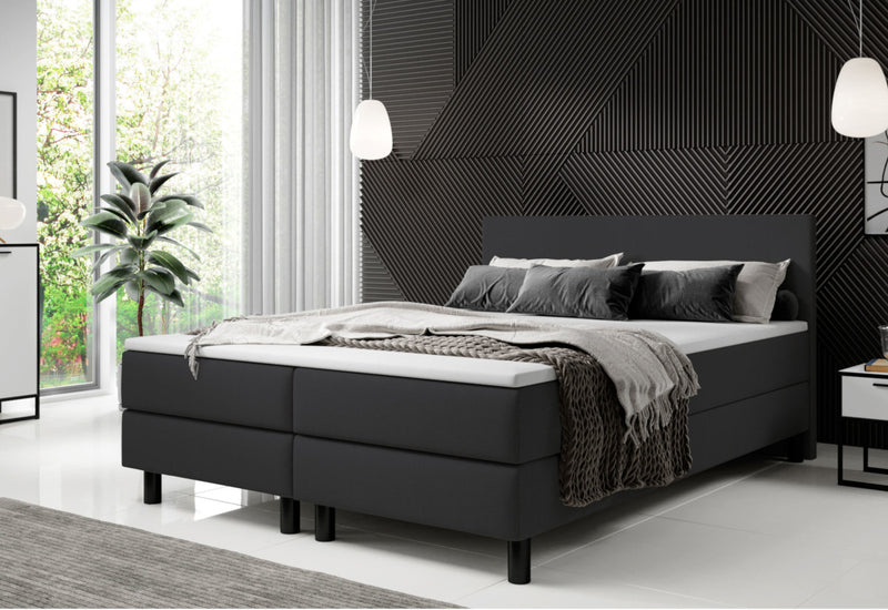GINA kárpitozott boxspring ágy - ARANZ - 1