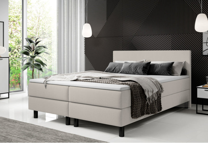 GINA kárpitozott boxspring ágy - ARANZ - 3
