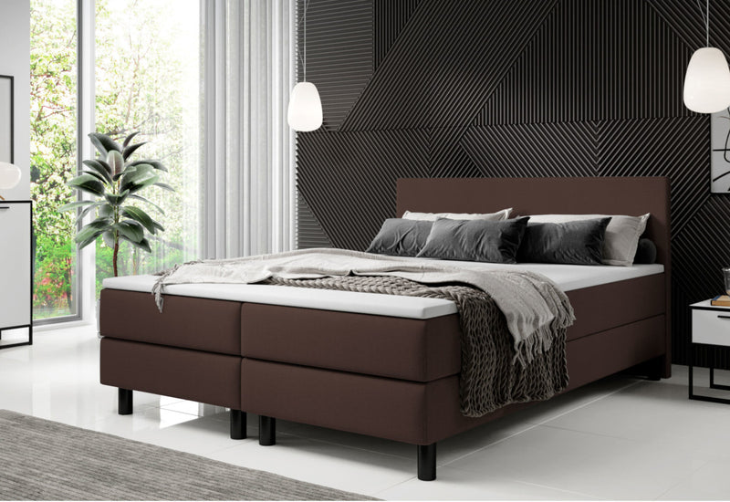 GINA kárpitozott boxspring ágy - ARANZ - 4