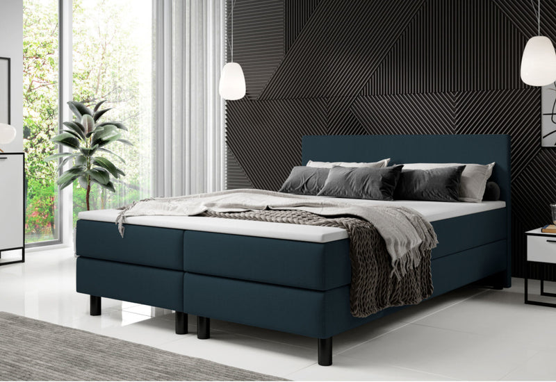 GINA kárpitozott boxspring ágy - ARANZ - 5