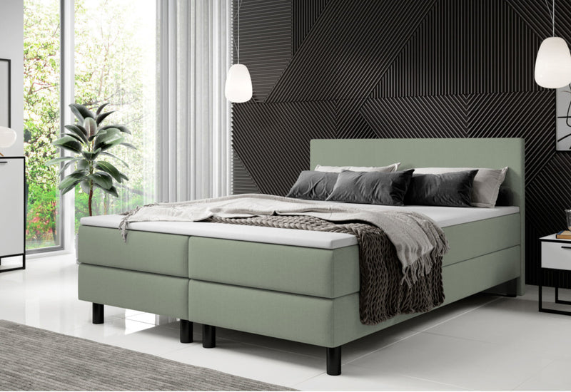 GINA kárpitozott boxspring ágy - ARANZ - 6