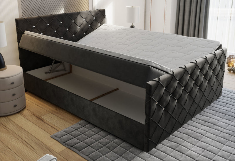 MINDY kárpitozott boxspring ágy - DETAIL - 1