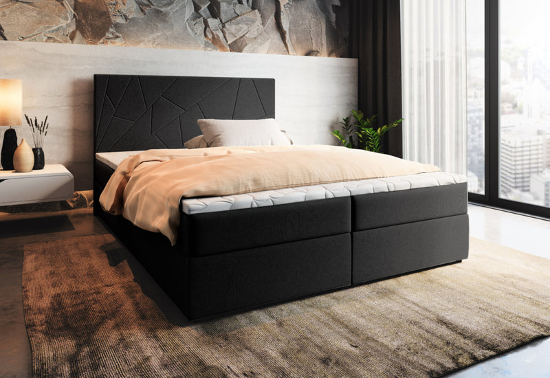 LADO kárpitozott boxspring ágy - ARANZ - 1