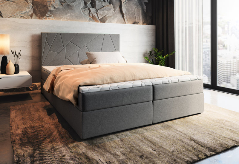 LADO kárpitozott boxspring ágy - ARANZ - 2