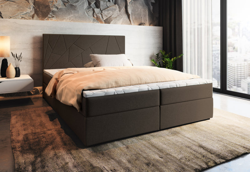 LADO kárpitozott boxspring ágy - ARANZ - 3