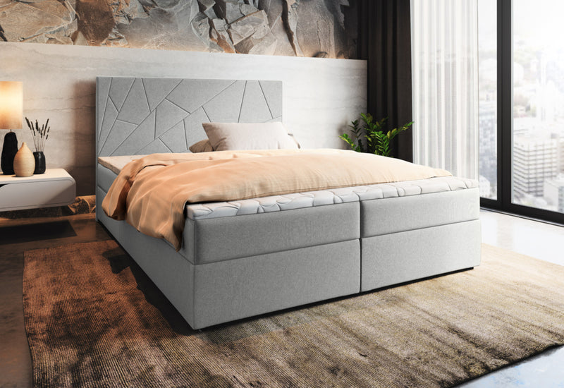 LADO kárpitozott boxspring ágy - ARANZ - 4