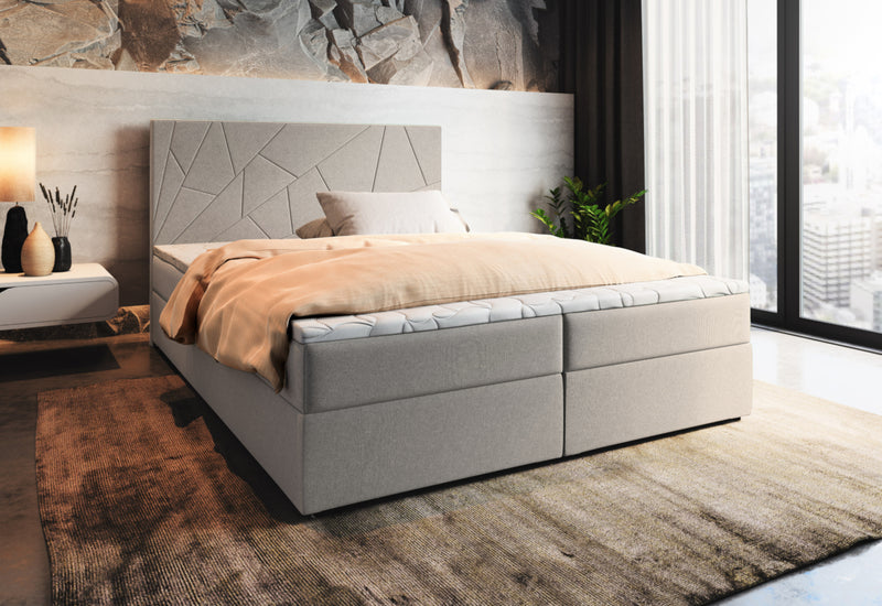 LADO kárpitozott boxspring ágy - ARANZ - 5
