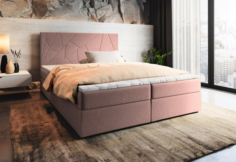 LADO kárpitozott boxspring ágy - ARANZ - 6