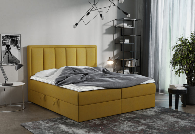 FRANIA kárpitozott boxspring ágy - ARANZ - 3