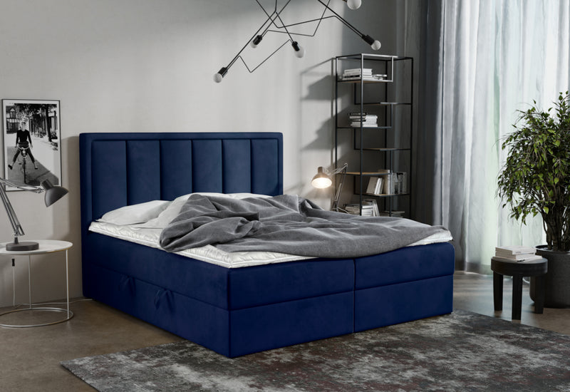 FRANIA kárpitozott boxspring ágy - ARANZ - 4