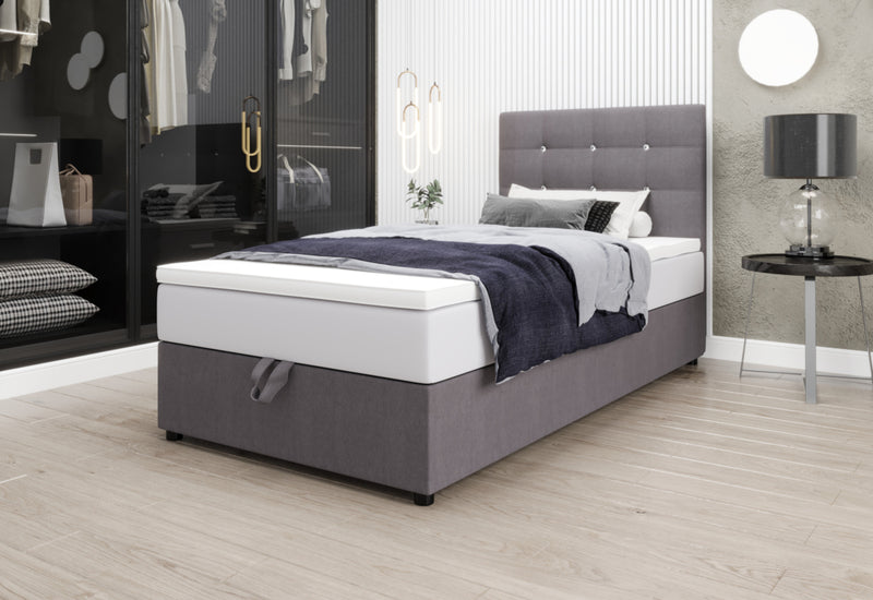 KING LUX kárpitozott boxspring ágy - ARANZ - 2