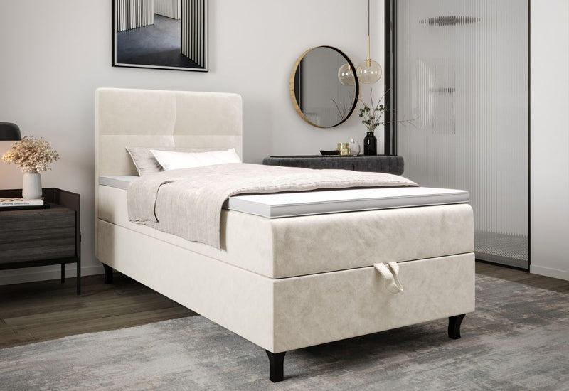 TIKKA kárpitozott boxspring ágy - ARANZ - 1