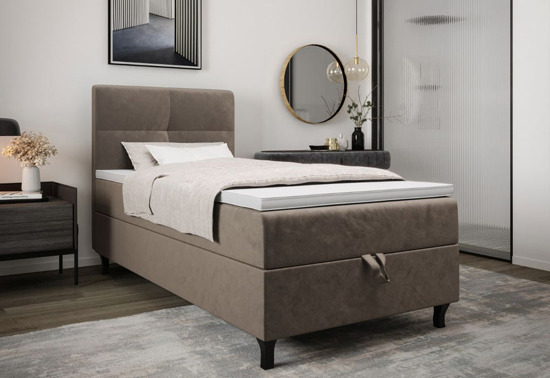 TIKKA kárpitozott boxspring ágy - ARANZ - 2