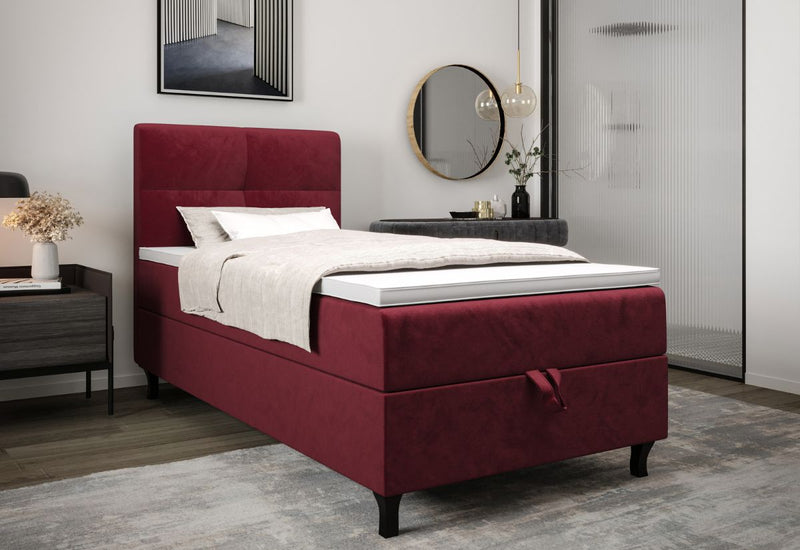TIKKA kárpitozott boxspring ágy - ARANZ - 4