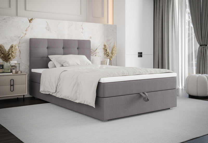 FANO P kárpitozott boxspring ágy - ARANZ - 2