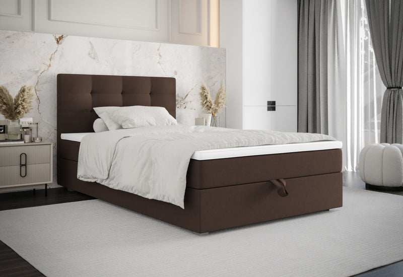 FANO P kárpitozott boxspring ágy - ARANZ - 3