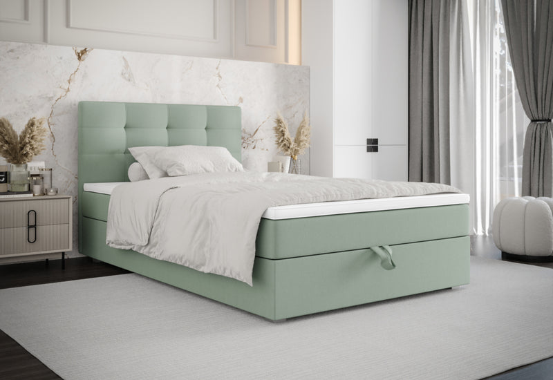 FANO P kárpitozott boxspring ágy - ARANZ - 6