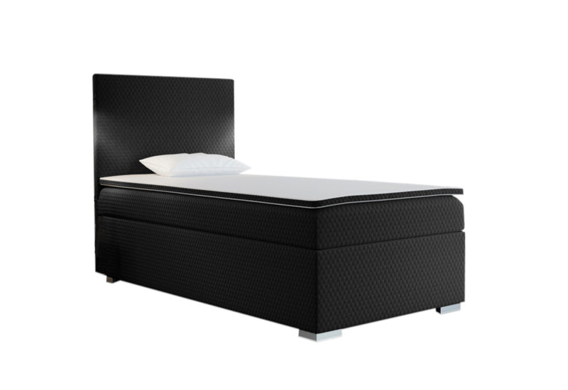 RENATA kárpitozott boxspring ágy + topper, 80x200, sawana pik honey 14, balos - - 0