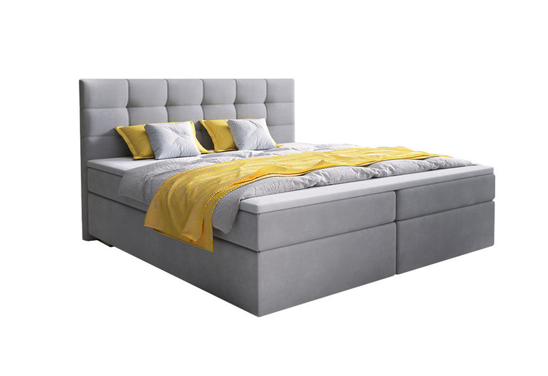 GLOSE kárpitozott boxspring ágy, 140x200, cosmic 160 - - 0