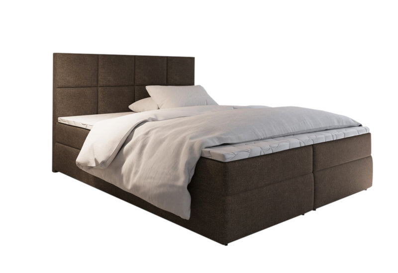 LENY kárpitozott boxspring ágy, 180x200, sawana 25 - - 0