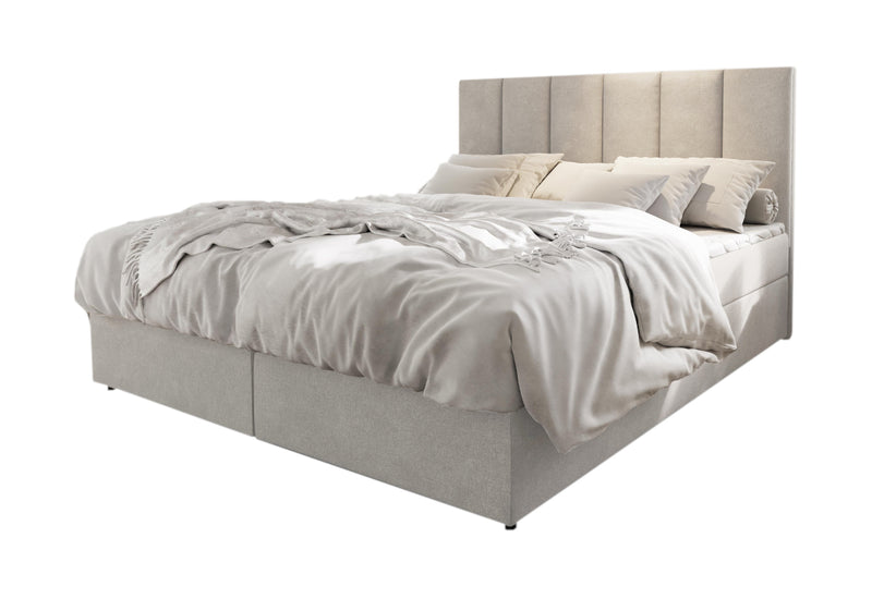 KARDI kárpitozott boxspring ágy, 140x200, cosmic 10 - - 0