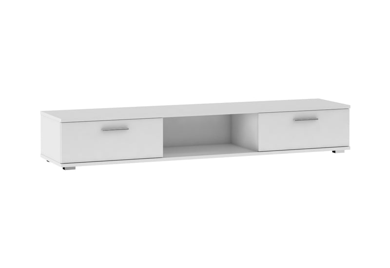ARIDA TV asztal, 176x28x40, fehér mat - - 0