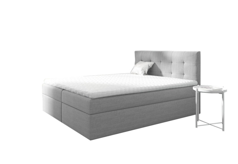 ISLA boxspring kárpitozott ágy, 120x200, inari 91 - - 0