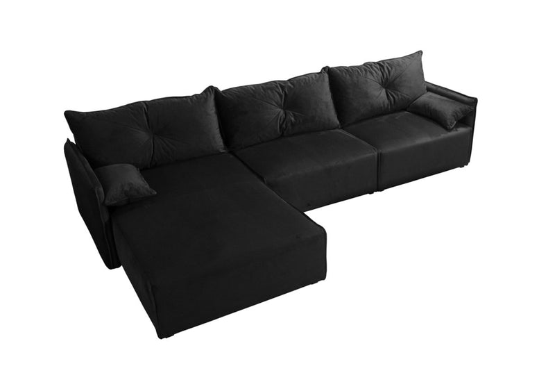 LINON 2 ágyazható sarok ülőgarnitúra, 318x85x179, royal 31, balos - - 0