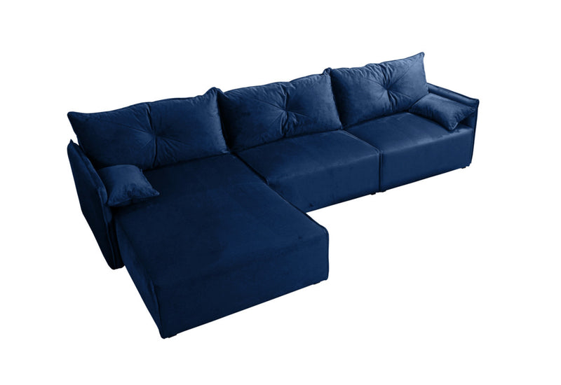 LINON 2 ágyazható sarok ülőgarnitúra, 318x85x179, royal 22, balos - - 0