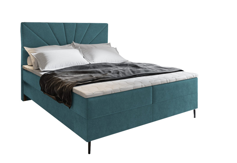MERI kárpitozott boxspring ágy, 140x200, cosmic 190 - - 0
