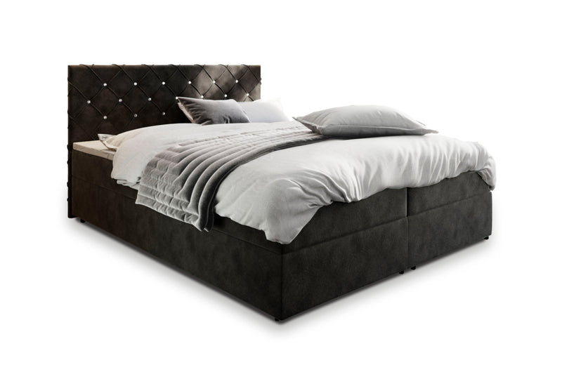IRANA kárpitozott boxspring ágy, 160x200, magic velvet 2219 - - 0