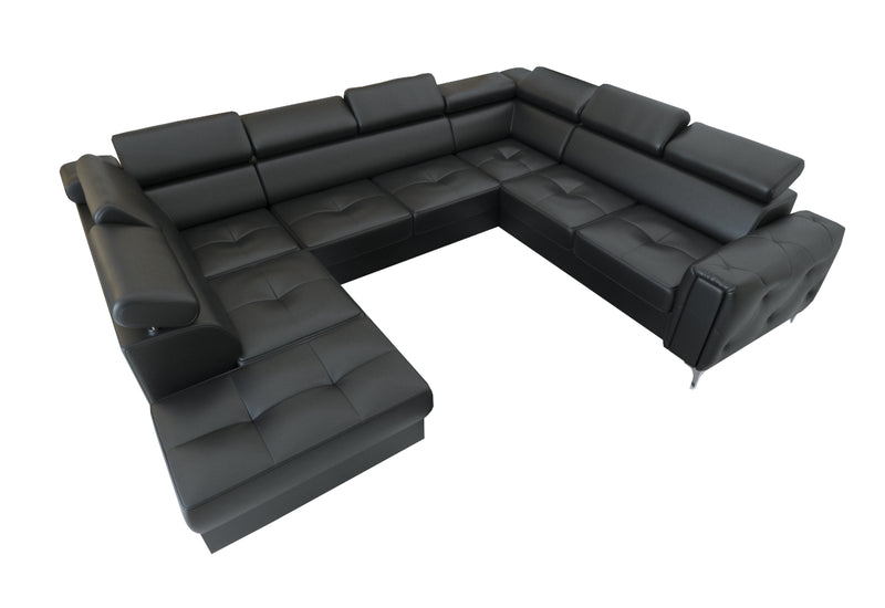 ORIN MAX 1 U alakú ülőgarnitúra, 350x99x255, madryt 9100, balos - - 0