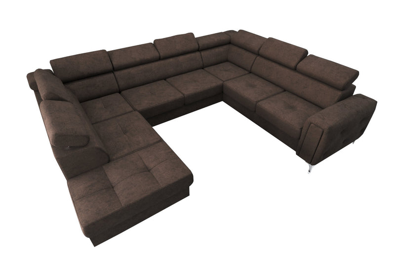 ORIN MAX 1 U alakú ülőgarnitúra, 350x99x255, rosario 468, balos - - 0
