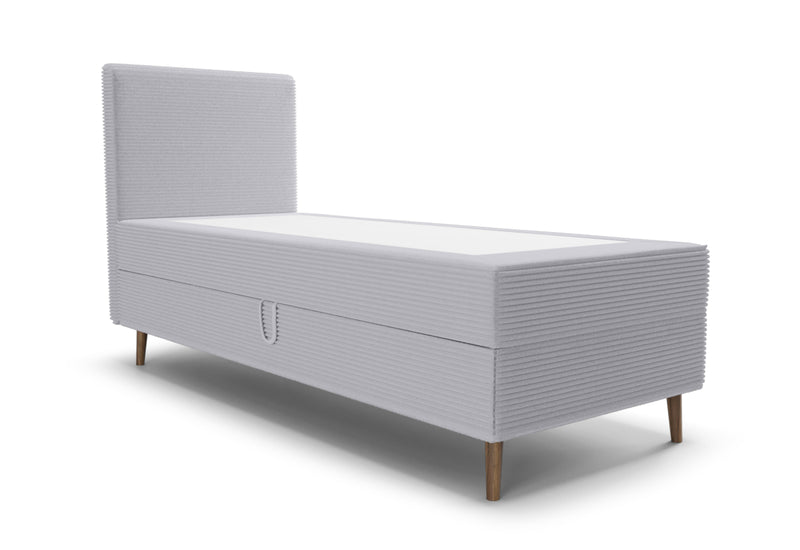 RANA comfort kárpitozott boxspring ágy, 90x200, poso 110, jobb - - 0