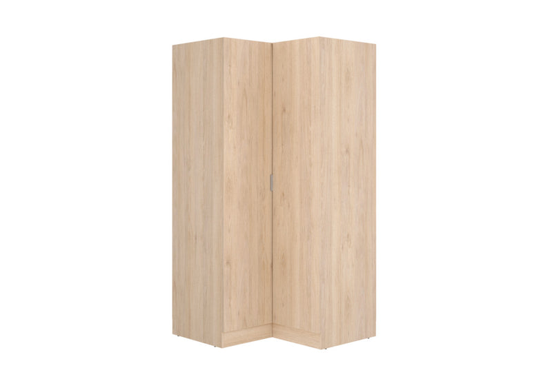 ESSEN nyitott sarokszekrény, 91x184x93, természetes - - 0