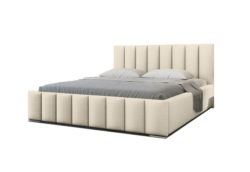 NEROX Kárpitozott ágy, 120x200, amor velvet 4323 - - 0