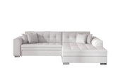 PALERMO ágyazható sarok ülőgarnitúra, 294x80x196 cm, soft 017/white, jobbos -  - 0