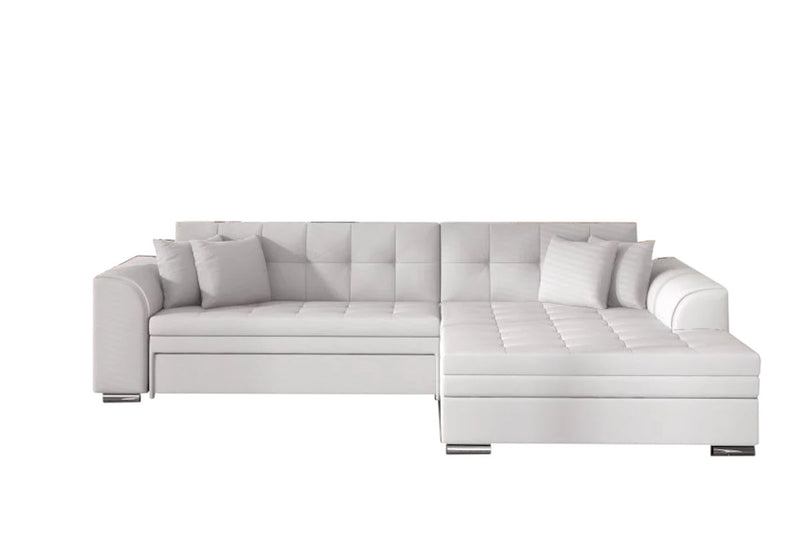 PALERMO ágyazható sarok ülőgarnitúra, 294x80x196 cm, soft 017/white, jobbos -  - 0
