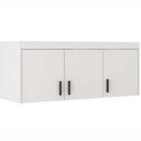 kiegészítés Ruhás szekrényhez ELLENA 3D, 133x55x53, fehér -  - 0